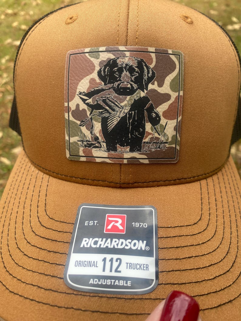 Hunting Dog Hat Labrador Retriever Gift for Black Lab Duck Hunter Hat ...