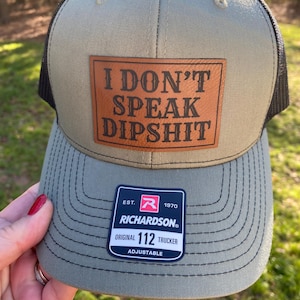 sarcastic trucker hat, funny patch hat, sarcastic trucker patch hat, Dad gift, Richardson trucker hat, funny gift for man, camo trucker hat