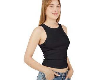 Camiseta urbana sin mangas con espalda cruzada: camiseta urbana ajustada sin mangas