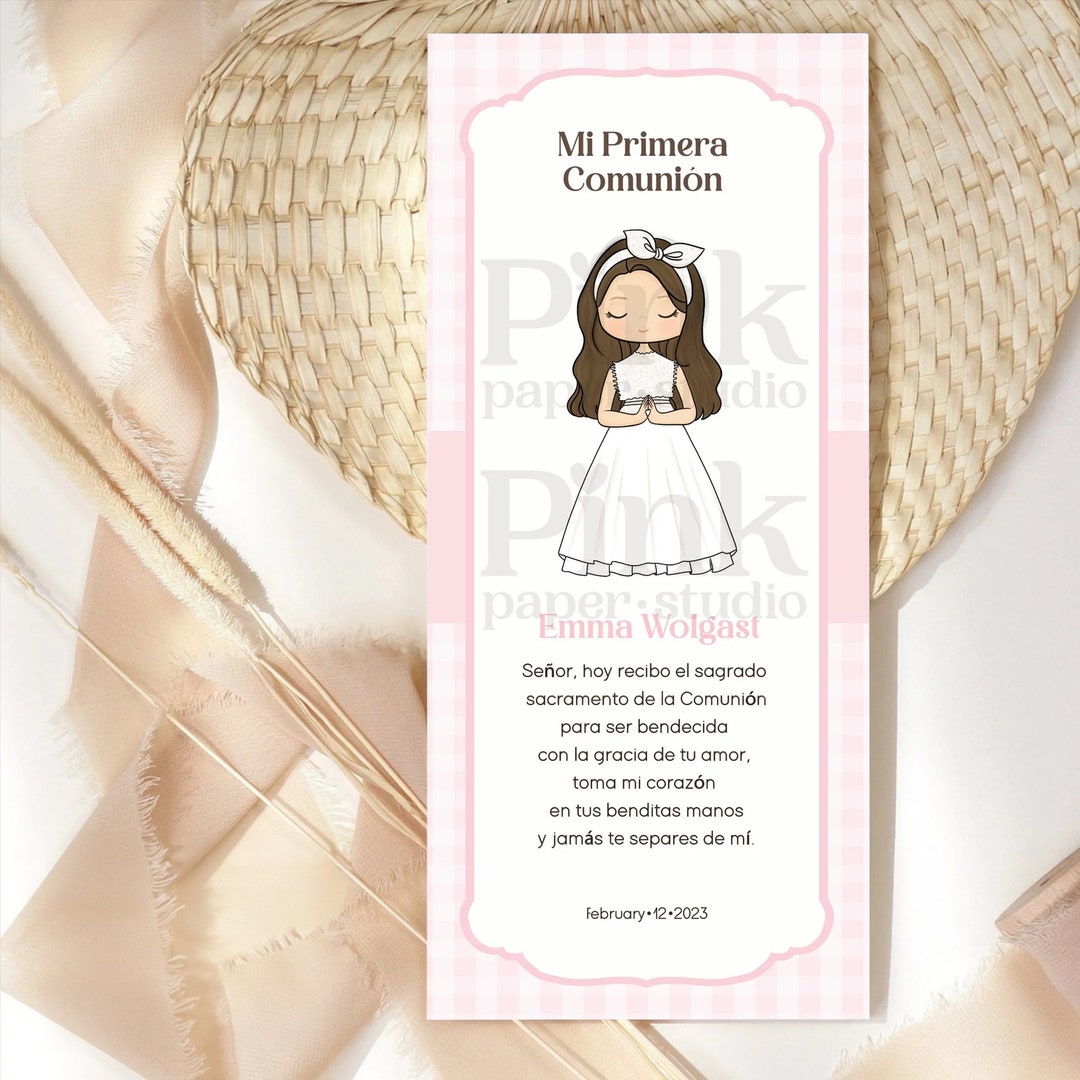 First Communion Bookmarks - First Communion - Bookmarks - 12 Bookmarks ...