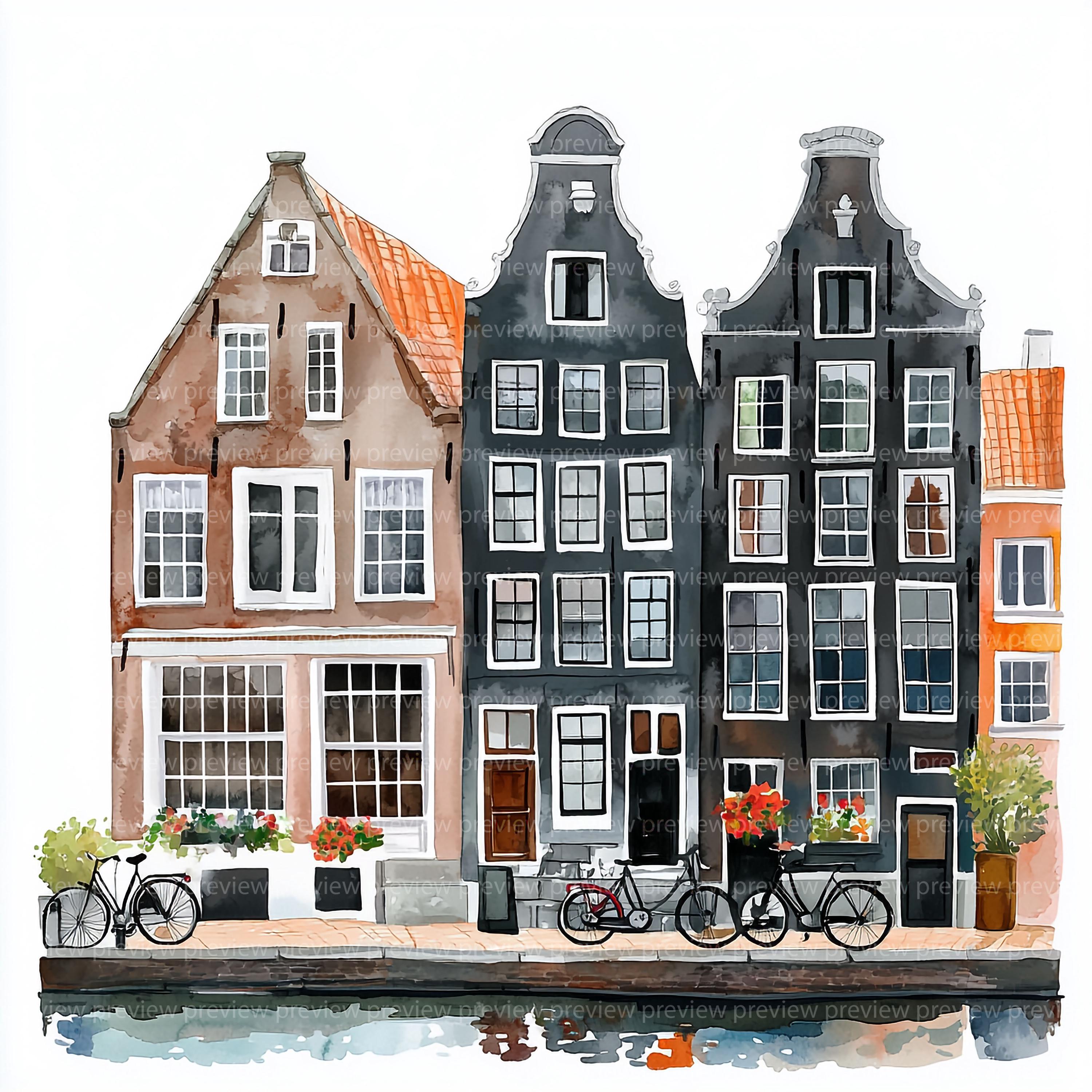 Dutch Houses Art - Etsy