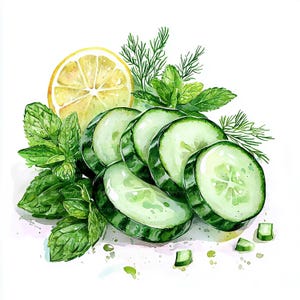 12 Clipart di cibo per insalata, Clipart di insalata sana, Cibo dietetico, Clipart di acquerello per scrapbooking / JPG di alta qualità / Download digitale