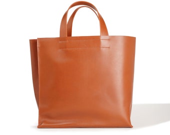 Genuine Leather Top-Handle Tote Bag for Women