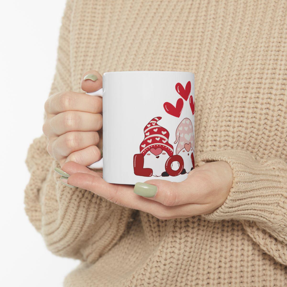 Mug Tu es ma Saint-Valentin de café en pingouin