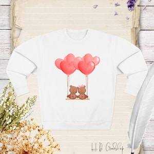 Cozy Up in Style with Our Adorable Teddy Bear Sweatshirt - A Perfect Blend of Comfort, Warmth, and Playful Charm for All Ages!
