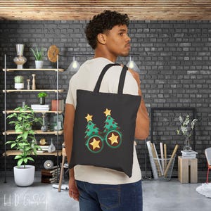 Festive Christmas Tote Bag for the Holiday Season - Stylish, Durable, and Perfect for Carrying All Your Holiday Cheer and Essentials