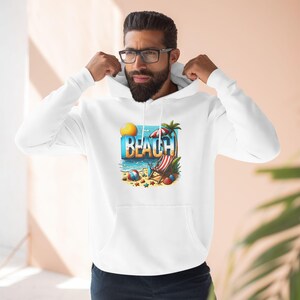 Our &#39;Beach&#39; Summer Hoodie Brings Effortless Style and Comfort, Perfect for Your Seaside Adventures and Sunny Escapes!