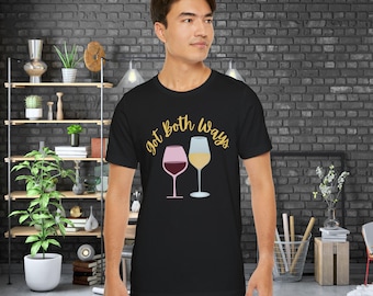 Maglietta con scritta "Vino" Regalo per lei Regalo per lui Maglietta con scritta "Vino" per la mamma Maglietta con scritta "Vino" Maglietta con scritta "Amo il vino"