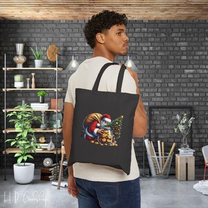 Festive & Fun Holiday Accessory for Carrying Treats, Gifts, and Cheer in Style - Perfect Seasonal Reusable Bag