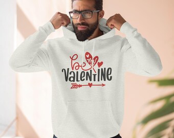A Cozy and Heartfelt Design for the Perfect Valentines Day Gift - Show Your Love with This Sweet and Stylish Hoodie!