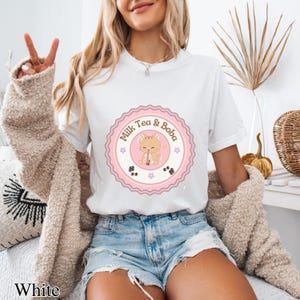 Milk Tea Boba T-Shirt, Gift for Her, Gift for Mom, Milk Tea Boba, Mom Shirt For Milk Tea Boba T Shirt, I Love Milk Tea Boba Shirt