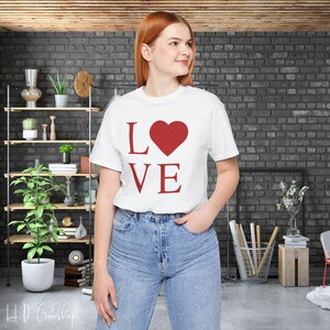 Spread the Message of Love with Our Stylish Valentines T-Shirt - Perfect for Celebrating Romance, Joy, and Togetherness All Year Round!