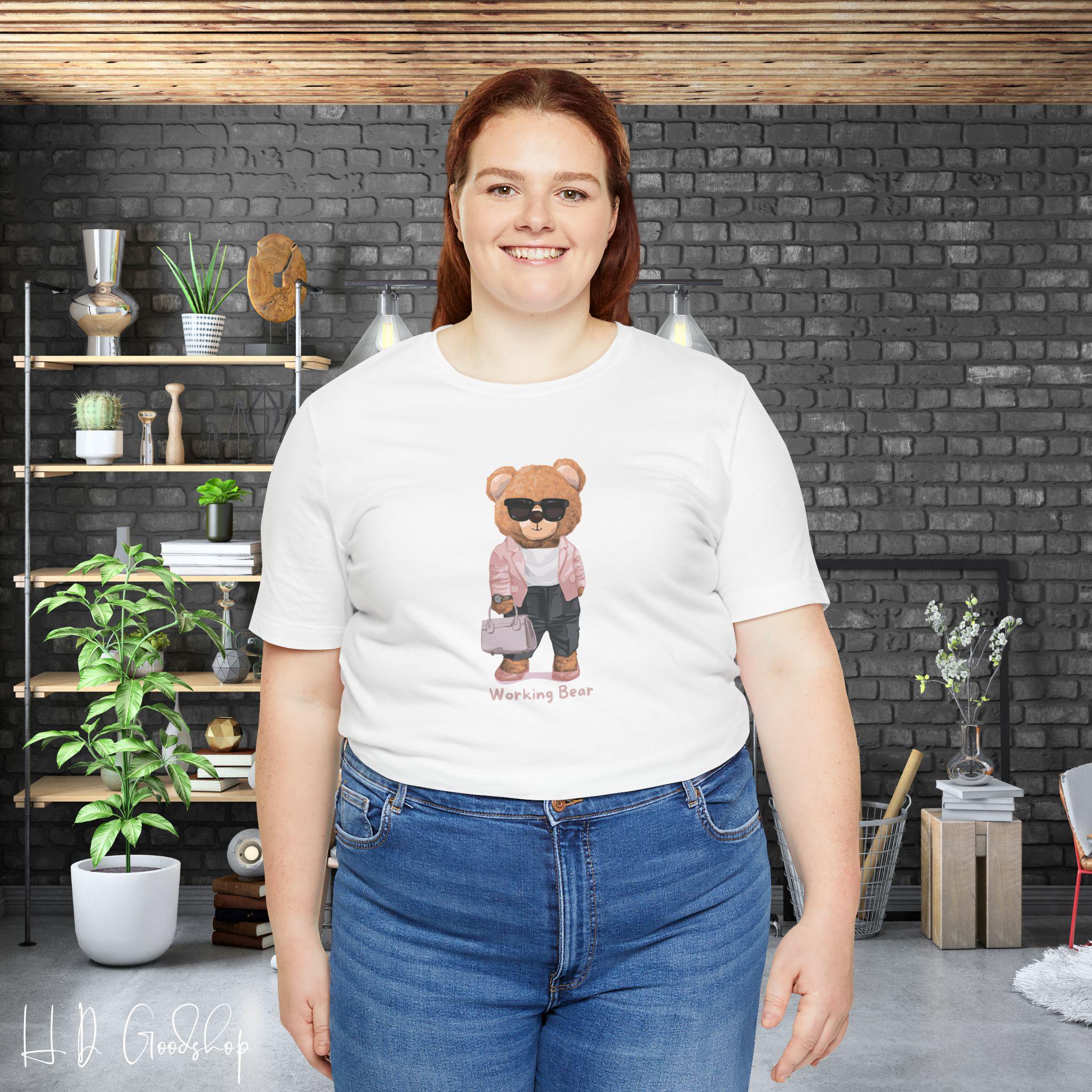 Teddy Bear T-shirt Gift for Her Gift for Him Teddy Bear Tshirt for