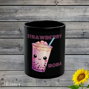 De ultieme mok voor liefhebbers van bubble tea: vier je liefde voor zoete, fruitige bubble tea met dit leuke en stijlvolle ontwerp!