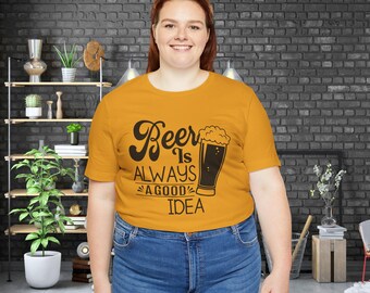Beer T-Shirt Gift for Her Gift for Him Beer Tshirt For Mom Shirt For Beer T Shirt I Love Beer Shirt