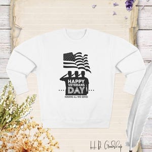 Feiern Sie Opfer und Dienst: Glückliches veteranes Tages-Sweatshirt, um unsere Helden mit Stil und Stolz zu ehren Perfekt für den veterianerstag