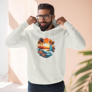 Perfect for Surf Lovers & Beach Enthusiasts - Embrace the Summer Spirit with the Bold &#39;Wave&#39; Statement Hoodie for Ultimate Comfort and Style