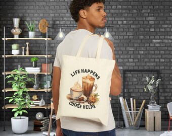 The Ultimate Tote Bag for Caffeine Lovers Who Run on Espresso, Lattes, and Fresh Brews - Carry Your Love for Coffee Everywhere in Style!