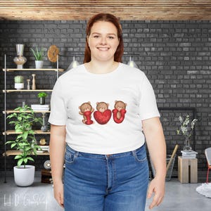 Teddy Bear T-Shirt Gift for Her Gift for Him Teddy Bear Tshirt For Mom Shirt For Teddy Bear T Shirt I Love Teddy Bear Shir