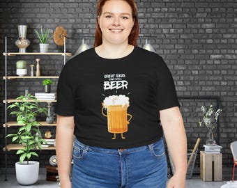 Beer T-Shirt Gift for Her Gift for Him Beer Tshirt For Mom Shirt For Beer T Shirt I Love Beer Shirt