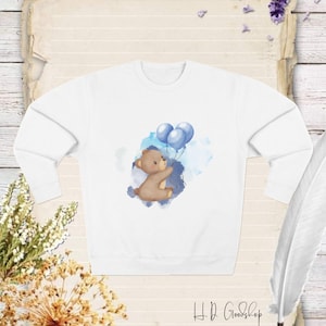 Snuggle Up in Our Cozy Teddy Bear Sweatshirt - The Perfect Blend of Comfort and Cuteness to Brighten Your Day, Ideal for Any Casual Occasion