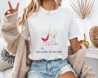 Wine T-Shirt Gift for Her Gift for Him Wine Tshirt For Mom Shirt For Wine T Shirt I Love Wine Shirt