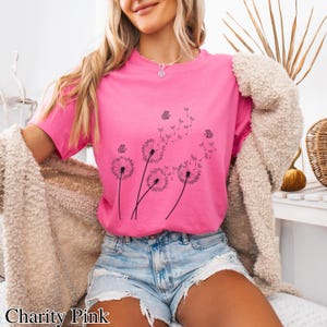 T-shirt bloemdesign, cadeau voor haar, moeder shirt voor bloem design T-shirt, I Love Flower T-shirts