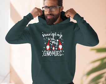 Celebrate the Holidays in Style with Our 'Hanging with My Gnomies' Christmas Hoodie - Fun with Friends this Season!