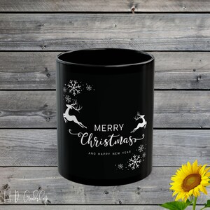 Start Your Holiday Mornings Right with Our Festive Christmas Mug Design Featuring the Joyful Statement &#39;Merry Christmas&#39; in Holiday Colors!