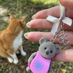 Lil woodzeez keychain-bag charm-calico critter-y2k keychain-kawaii charm-key chain-cutsey keychain-bag accessorie-gifts for her-bag charm