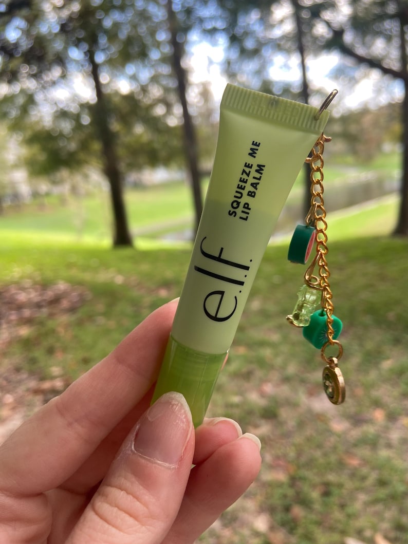 Elf Lip Balm Key Chains With Fruity Charms - Etsy