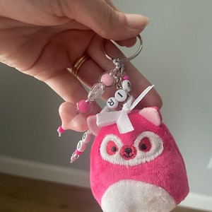 Squishville keychain-squishmellow-bag charm-y2k keychain-squish charm-key chain-cutsey keychain-bag accessorie-gifts for her-bag charm