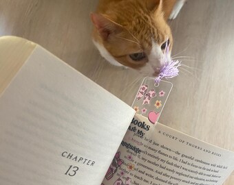 Mini acrylic bookmarks for the book lover in your life