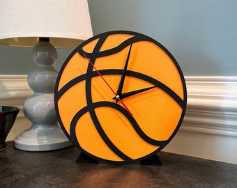 Customizable Basketball Desk Clock