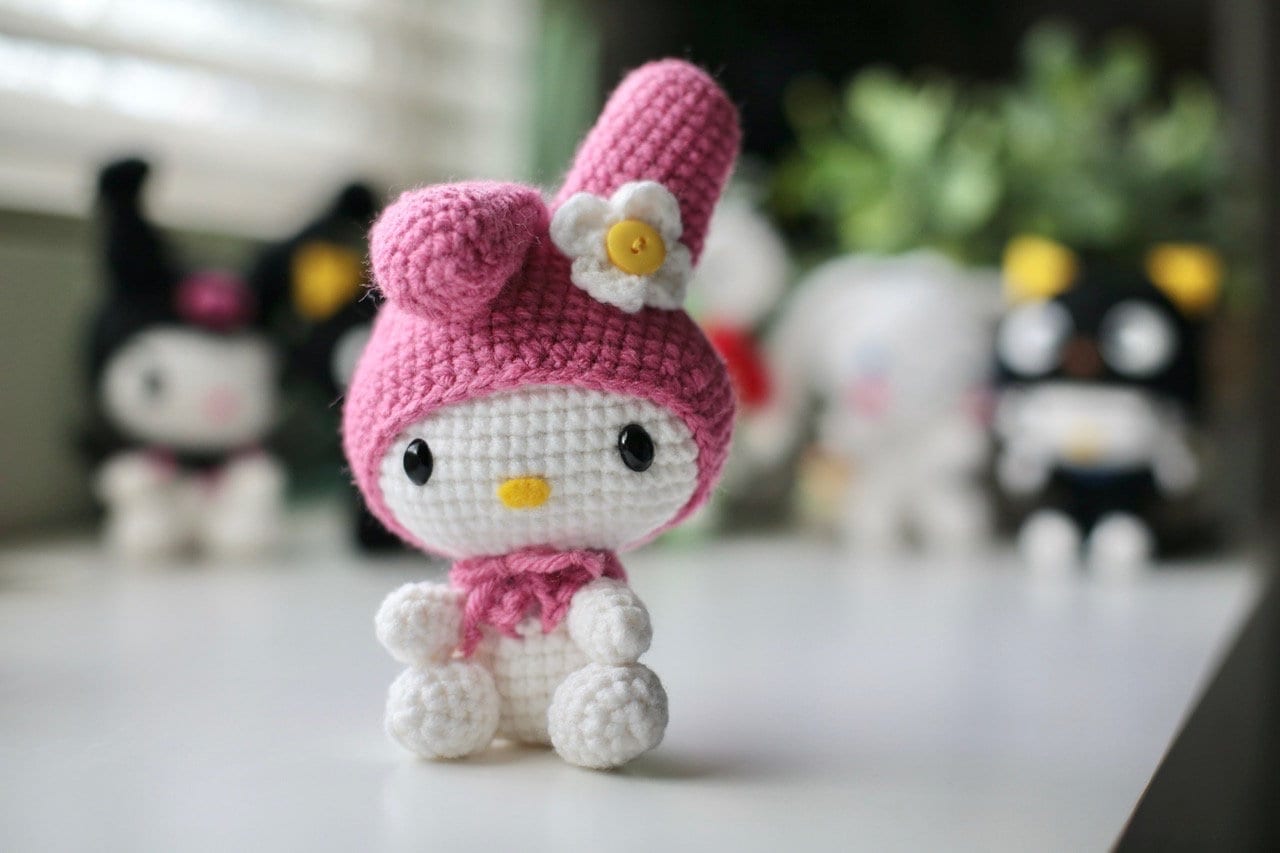 Hello Kitty & Friends: My Melody Crochet Amigurumi - Etsy