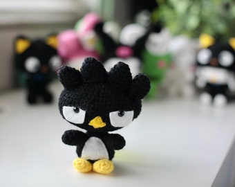Hello Kitty & Friends:                   Badtz-maru Crochet Amigurumi