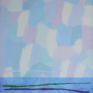 large wall art original vintage painting Abstract #48  Expressionism oil on canvas 36.2 x  23.6 inches 92 x 60 cm