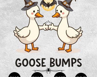ハロウィンのガチョウ（png）、鳥肌（svg）、ガチョウ好き（svg）、Y2Kシャツ（svg）、トレンディなシャツデザイン（svg）、ガチョウシャツ（svg）、動物好きへのギフト（svg）