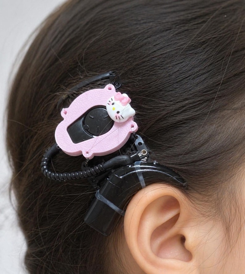 Cochlear Implant N7/N8 Case: Pink Kitten PETG Retention Holder - Etsy