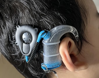 人工内耳　N７アクア防水カバーキット 人工内耳N5、N6、N7、N8用アクア+ヘッドバンド（防水仕様） - 長さ調節