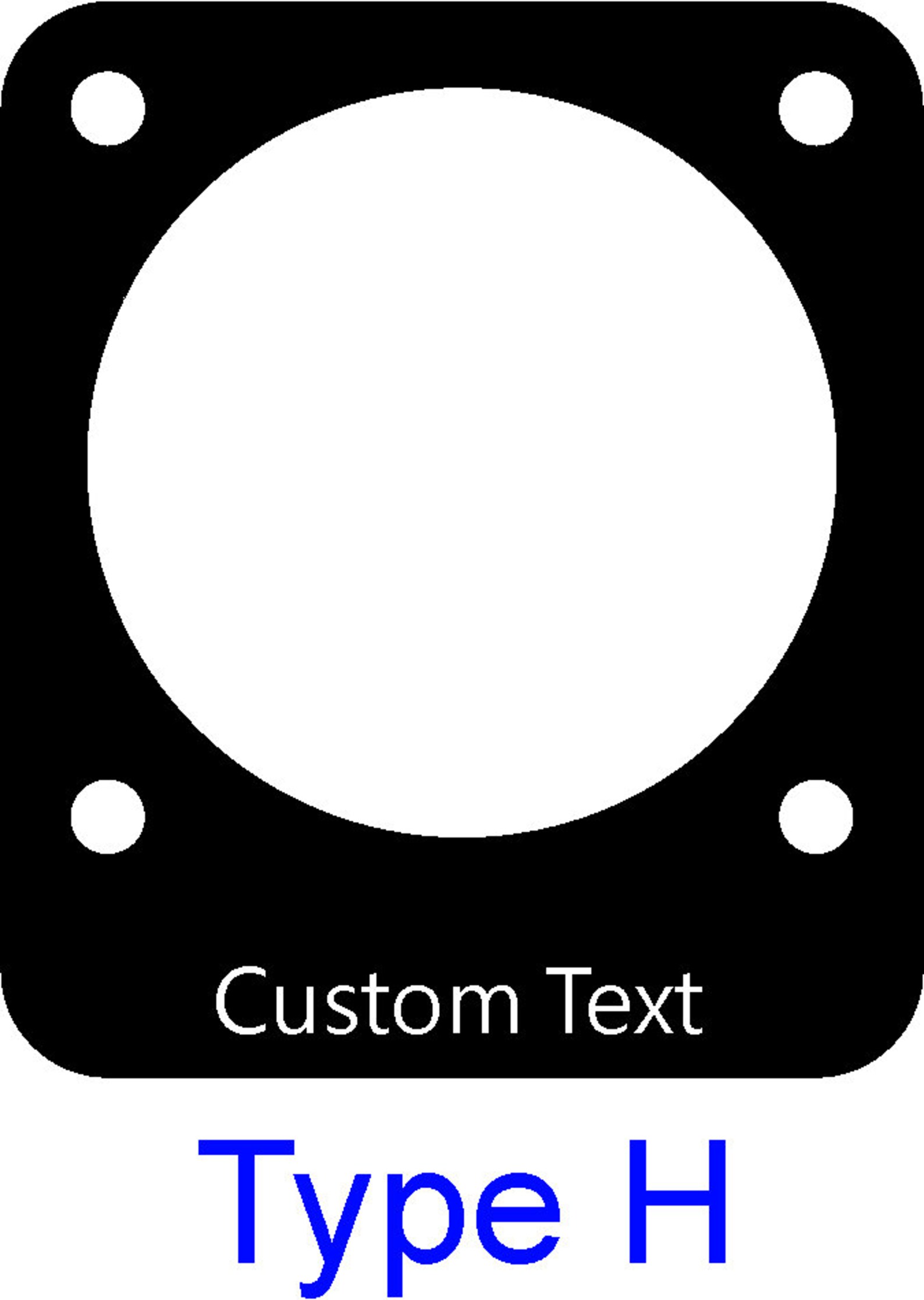 Custom Engraved Labels for Panel Connectors text Below Connectors - Etsy