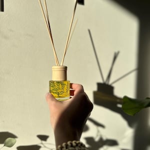 Alle natürlichen Reed Diffusor für ätherische Öle: Kokosnusscreme