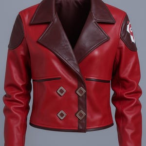 League of Legends Arcane Vi Jacket, Women Leather jacket, Gaming Jacket, Gift for Gamers