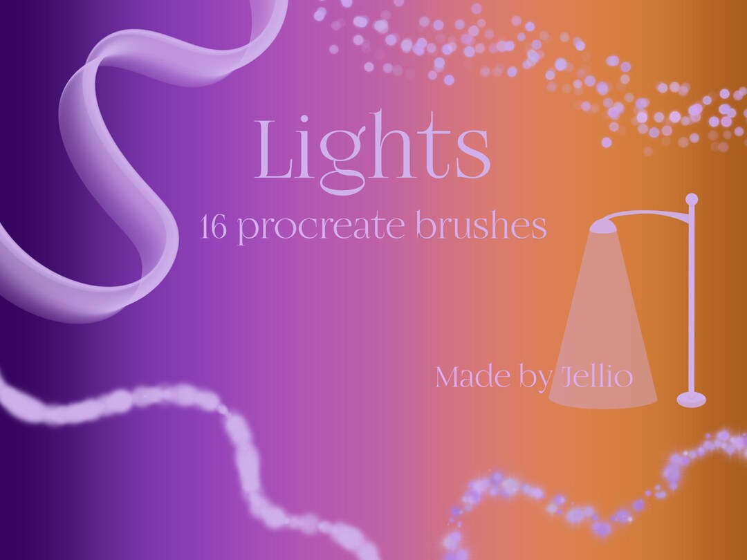 Light Procreate Brushes - Etsy