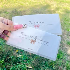 Bow Matte A6/A7 & Long Wallet Vellum Cash Envelopes bild 2