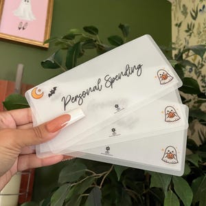Halloween Kawaii Matte Cash Envelope A6 / A7 / Long standard wallet size