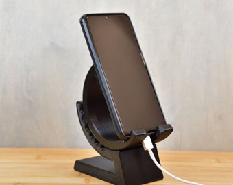 STL File Download only - Smartphone gear type adjustable angle support. Cell phone support / stand / holder.