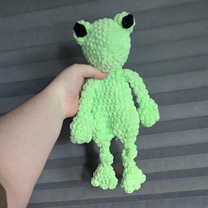 Frog cuddle toy