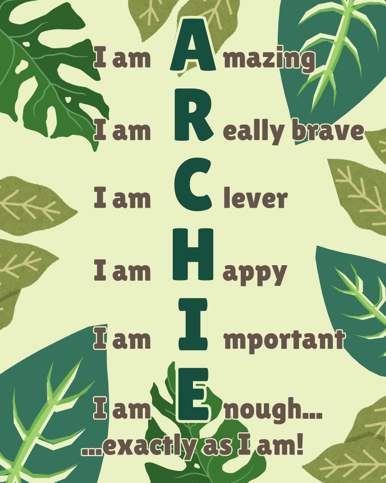 Affirmation Poster - Etsy