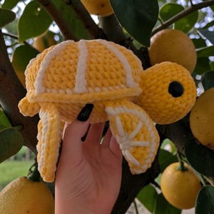 Handmade Crochet Fruit Turtle Plush | Choose Your Fruit Turtle | Amigurumi Turtle Collection | Cute Plush Gift